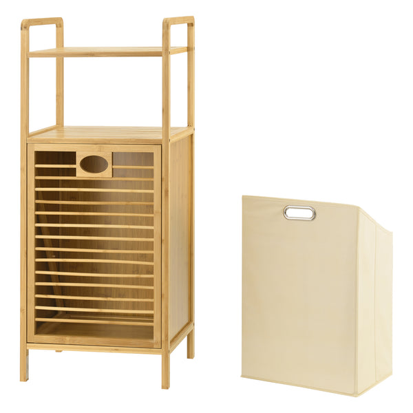 Bambusowy stojak na pranie Rendalen 40x30x95 cm [en.casa]