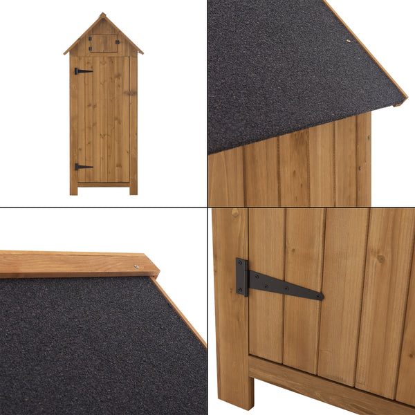 Szafka narzędziowa Ottrott 179x77x54cm Przechowywanie drewna opałowego Stojak na drewno opałowe [en.casa]