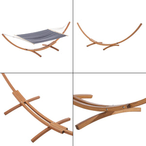 Hamak Langadia 200x150cm ciemnoszary [en.casa]