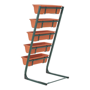 Schody roślinne Schiedam 54,5x50x115cm 5-stopniowe [en.casa]