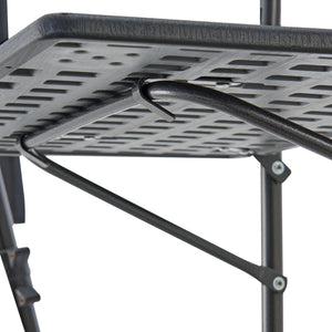 Stolik wiszący Badolato 83,5x60x60 cm kwadratowy ciemnoszary [en.casa]