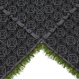 Płytki ze sztucznej trawy Wiesloch zestaw 11 1m² [en.casa]