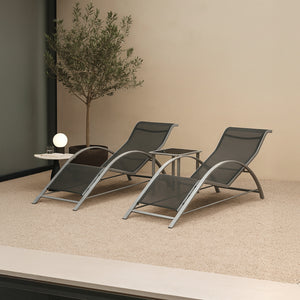 Zestaw mebli ogrodowych Binetto 3 szt [en.casa]