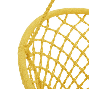 Fotel wiszący Jaina max. 120 kg żółty [en.casa]