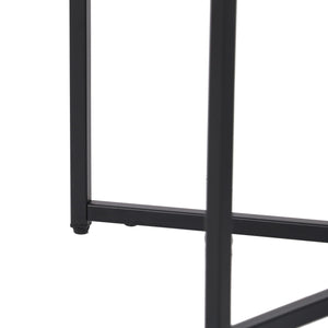 Podkładka na stół Heinola stoliki kawowe w zestawie 2 szt. stal czarna [en.casa]