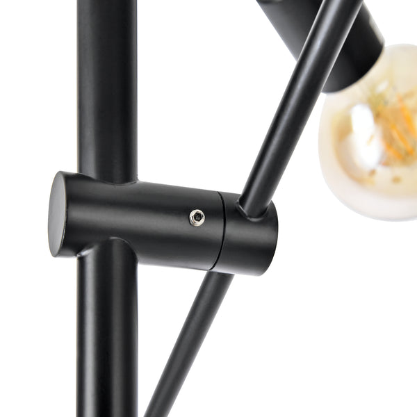 Lampa podłogowa Craigavon 154cm x 28cm czarna [lux.pro]
