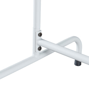 Wieszak na ubrania Haderup 137 x 100 x 45 cm biały [en.casa]