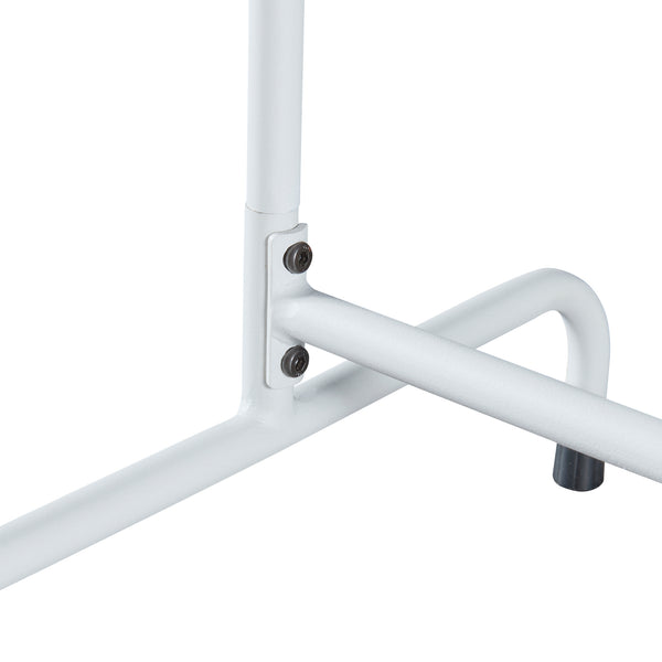 Wieszak na ubrania Haderup 137 x 100 x 45 cm biały [en.casa]