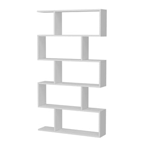 Regał Hillerød z 5 półkami biały [en.casa]