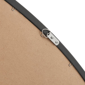 Lustro ścienne Galatone czarne, matowe 64x60cm [en.casa]