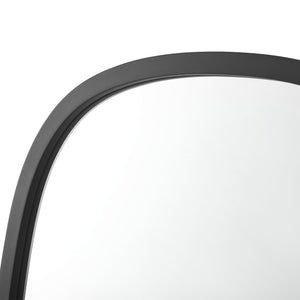 Lustro ścienne Copertino 70x50 cm czarne, matowe [en.casa]