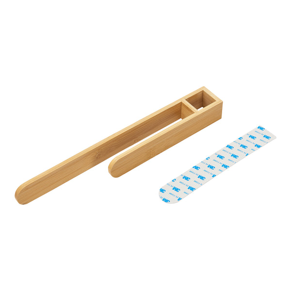 Bambusowy wieszak ścienny na ręczniki Tønsberg [en.casa]