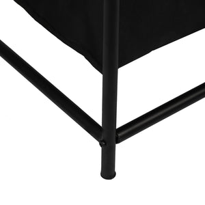 Pojemnik na pranie Vamdrup z 4 workami na pranie 18 L metalowa rama czarny [en.casa]