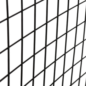 Kratka ścienna Sæby metal 75 x 55 cm czarna [en.casa]