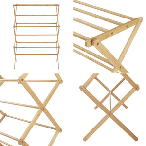 Składany konik Grinau bamboo [en.casa]