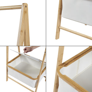 Bambusowy stojak na płaszcze Iitti [en.casa]