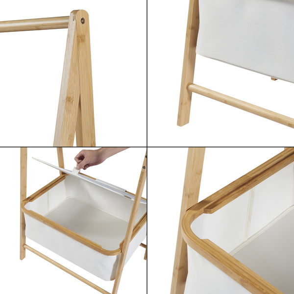 Bambusowy stojak na płaszcze Iitti [en.casa]