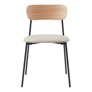 Krzesło do jadalni Jyväskylä zestaw 2 78x45x48 cm beżowy [en.casa]