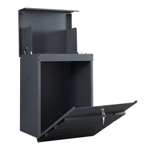 Skrzynka na listy Søllerød 58x44x35cm antracyt [en.casa]