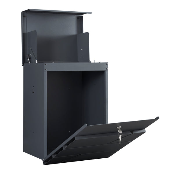 Skrzynka na listy Søllerød 58x44x35cm antracyt [en.casa]