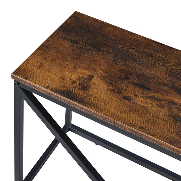 Vaasa stojak na drewno opałowe z siedziskiem 100x30x50cm [en.casa]