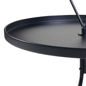 Stolik boczny Odal metal czarny [en.casa]