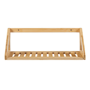 Zestaw półek ściennych Gjerdrum zestaw 2 43x15x15cm bambus [en.casa]