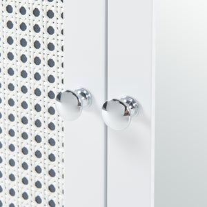 Karlsøy szafka z lustrem 50x60x15cm biała [en.casa]