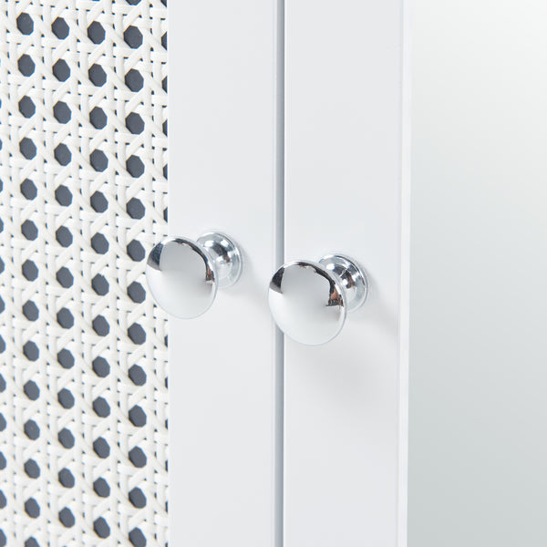 Karlsøy szafka z lustrem 50x60x15cm biała [en.casa]