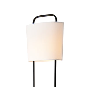 Lampa podłogowa Meløy czarny/biały [lux.pro]