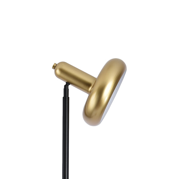 Lampa podłogowa Namsos metal czarna/złota [lux.pro]