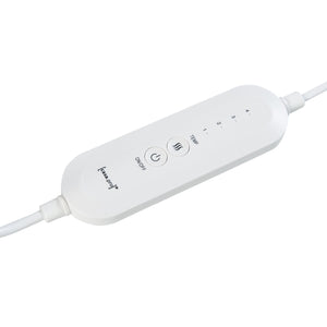 Elektryczny ogrzewacz do stóp Bari 100W Szary [en.casa]