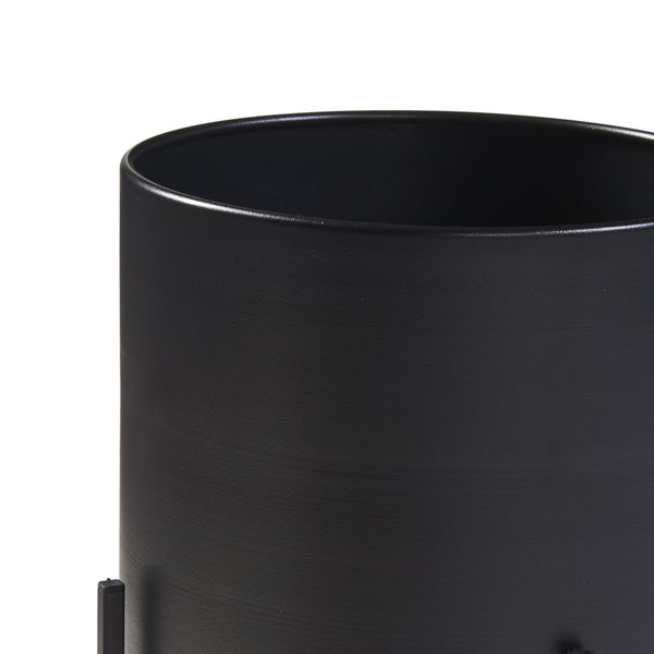 Stojak na rośliny Orsa zestaw 3 szt. metal czarny [en.casa]