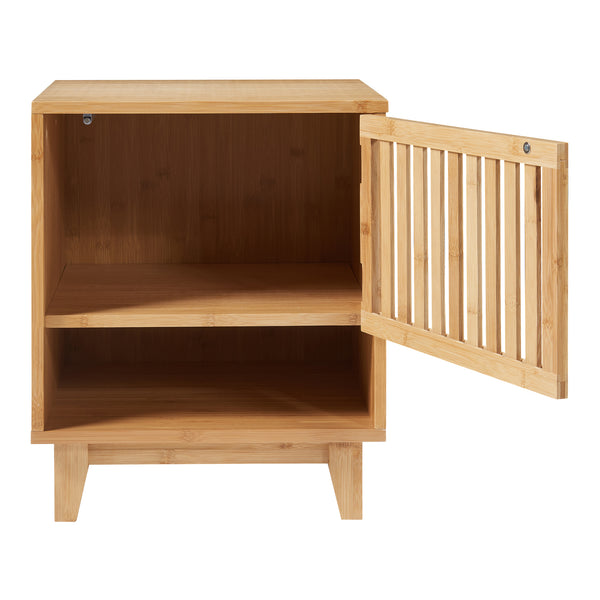 Stolik nocny Ypäjä 50x42x39cm bambus [en.casa]