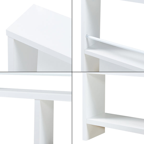 Półka ścienna Piteå 60x10,5x45cm biała [en.casa]