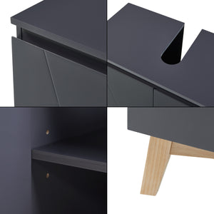 Szafka podumywalkowa Overath 60x60x30cm szara [en.casa]