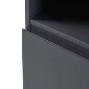 Szafka wysoka Overath 160x30x30cm szara [en.casa]