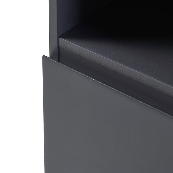 Szafka wysoka Overath 160x30x30cm szara [en.casa]