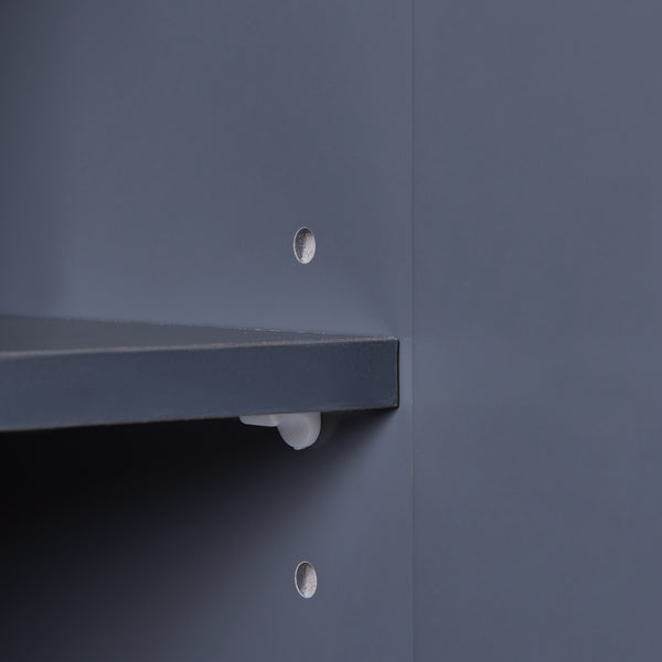 Szafka wisząca Overath 30x30x60 cm szara [en.casa]