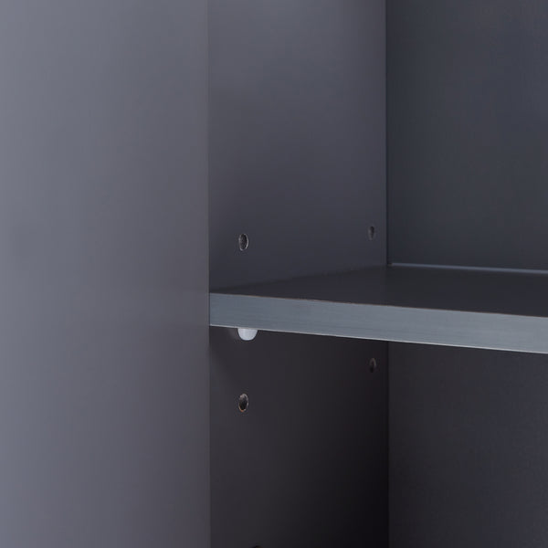 Szafka z lustrem Overath 60x20x50 cm szara [en.casa]