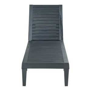 Leżak Ateleta 172x58 cm czarny [casa.pro]