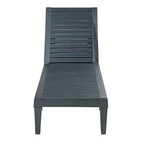 Leżak Ateleta 172x58 cm czarny [casa.pro]