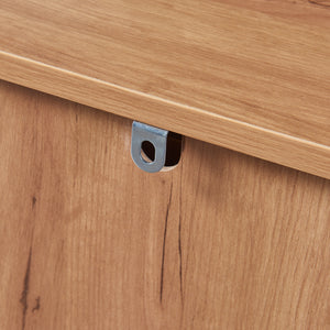 Szafka nocna Varkaus 55x43x40cm dąb [en.casa]