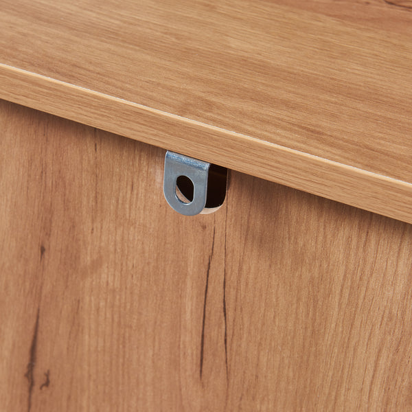 Szafka nocna Varkaus 55x43x40cm dąb [en.casa]