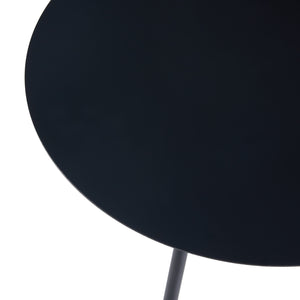 Stolik boczny Sula zestaw 2 sztuk czarny [en.casa]