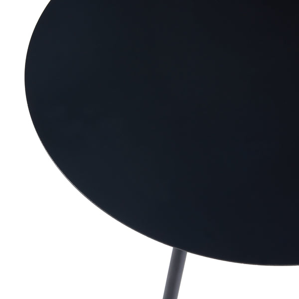 Stolik boczny Sula zestaw 2 sztuk czarny [en.casa]