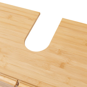 Szafka podumywalkowa Epind 60x66x30 cm z naturalnego bambusa [en.casa]