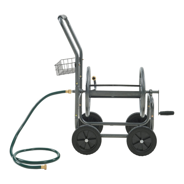 Gelibolu wózek na wąż 3/4 cala maks. 65 m szary [pro.tec]