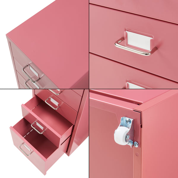Kökar mobilny cokół z 5 szufladami 69x28x41 cm [en.casa]