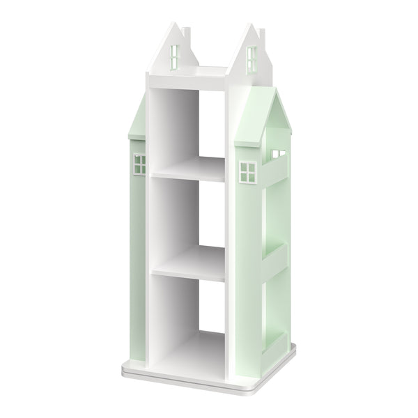 Obrotowa półka dziecięca Vipsali 108x40x40 cm miętowa zieleń/biała [en.casa]